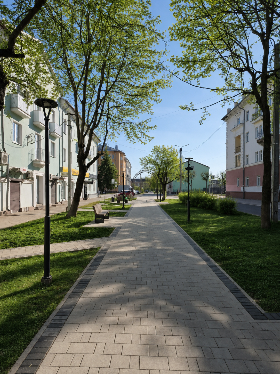 Освещение парковой зоны в г. Смоленске (ДК 